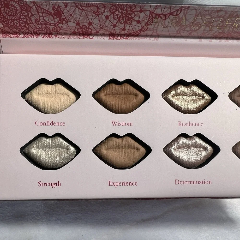laura geller makeup Baked Kisses 10 Baked Eyeshadow NEW Warm‎ Neutrals Palette